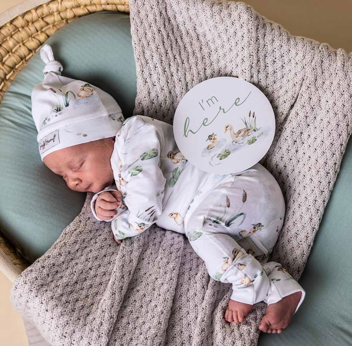 Snuggle Hunny Duck Pond Growsuit