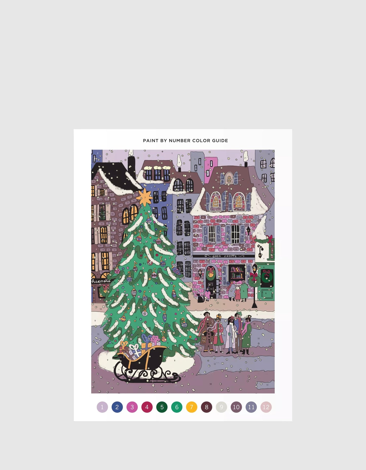 Joy Laforme Christmas Square Paint by Numbers Kit