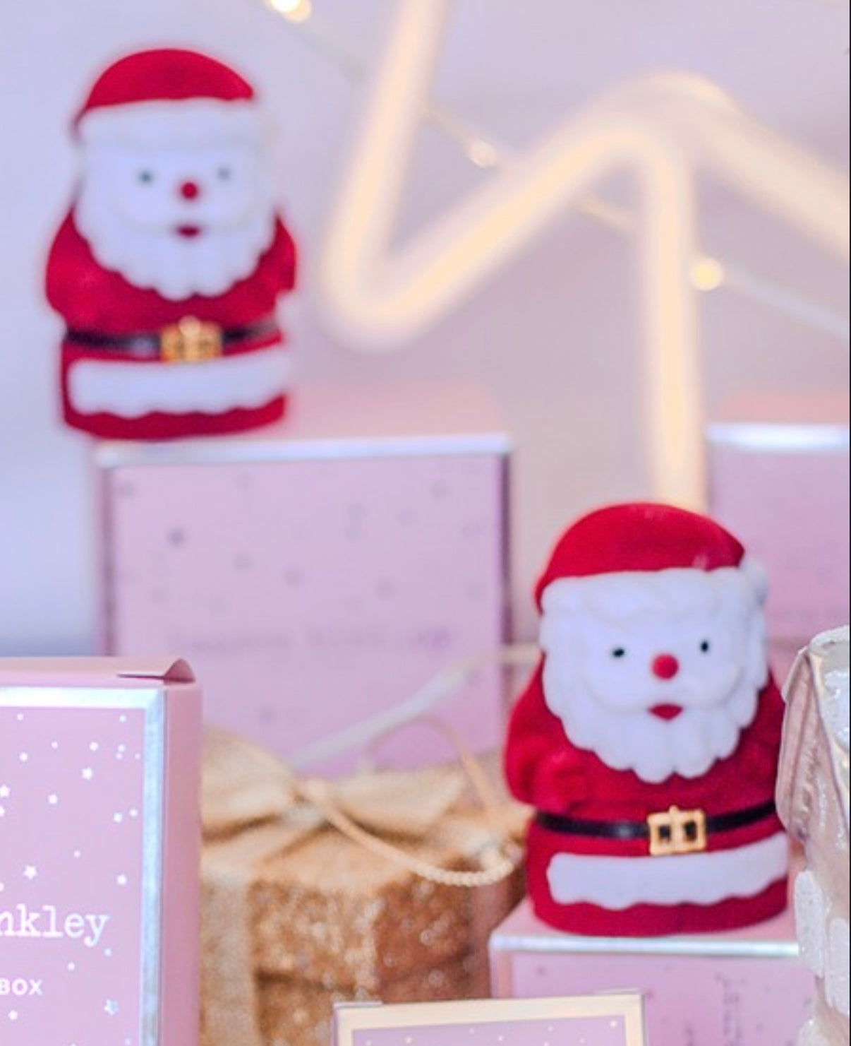 Lauren Hinkley Red Starry Ring in Santa Box