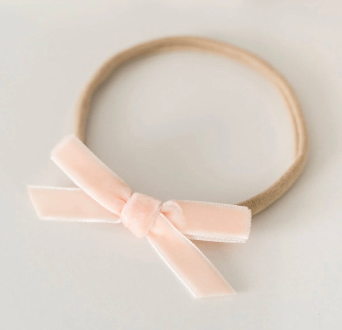 Snuggle Hunny Velvet Hair Bow Headband – Various Colours