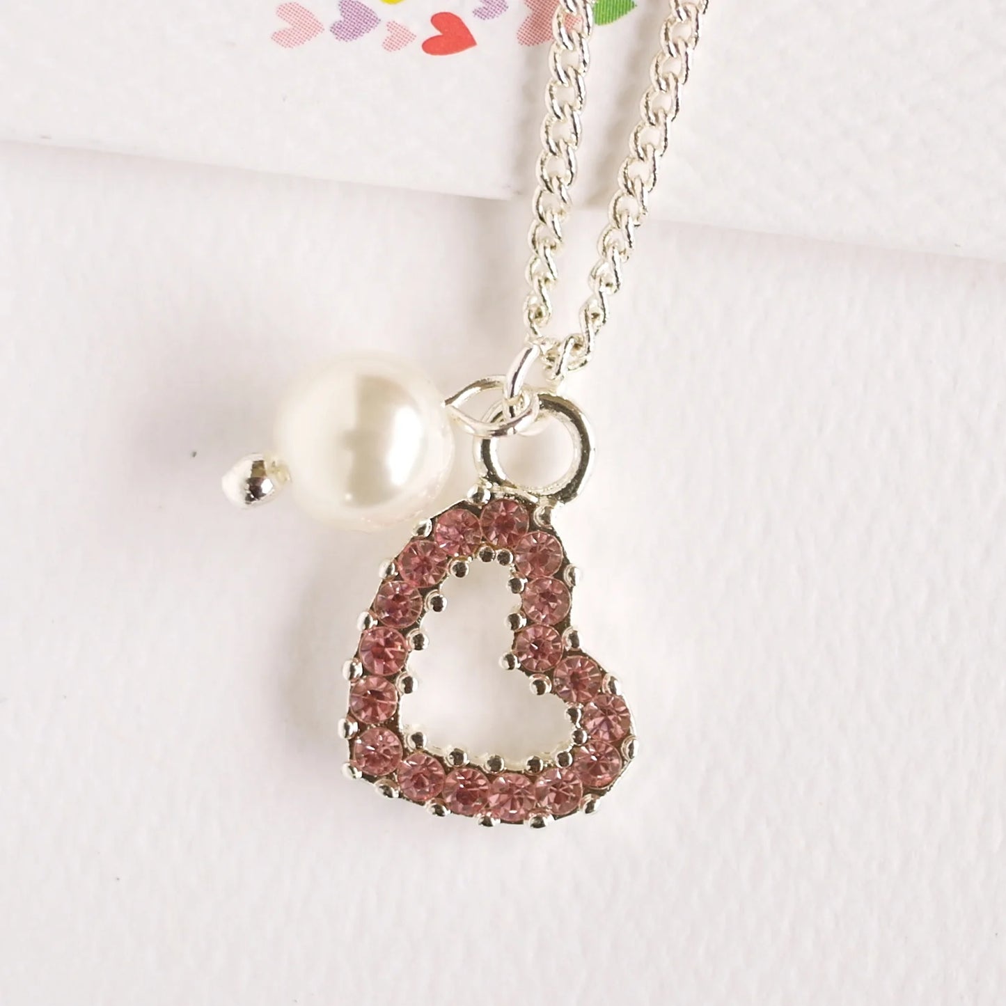 Lauren Hinkley Necklace | Diamanté Heart