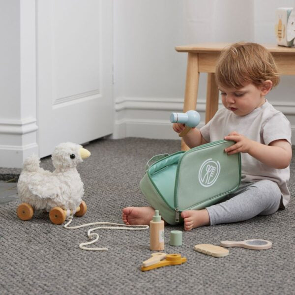 Jiggle & Giggle Duck Plush Pull Along