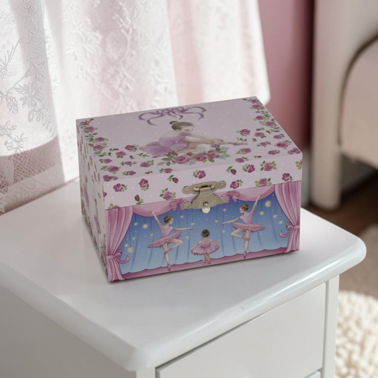 Russell Collection Musical Jewellery Box Ballerina Plie