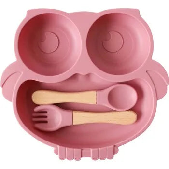 Lavida Silicone Bowl Set Owl