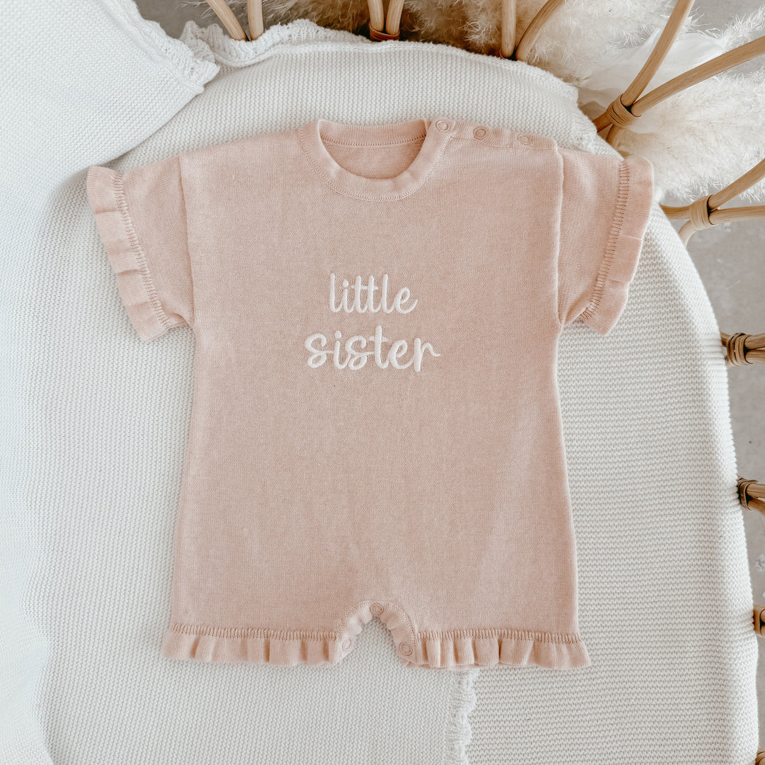 Blossom & Pear 'Little Sister' Playsuit Pink Lemonade