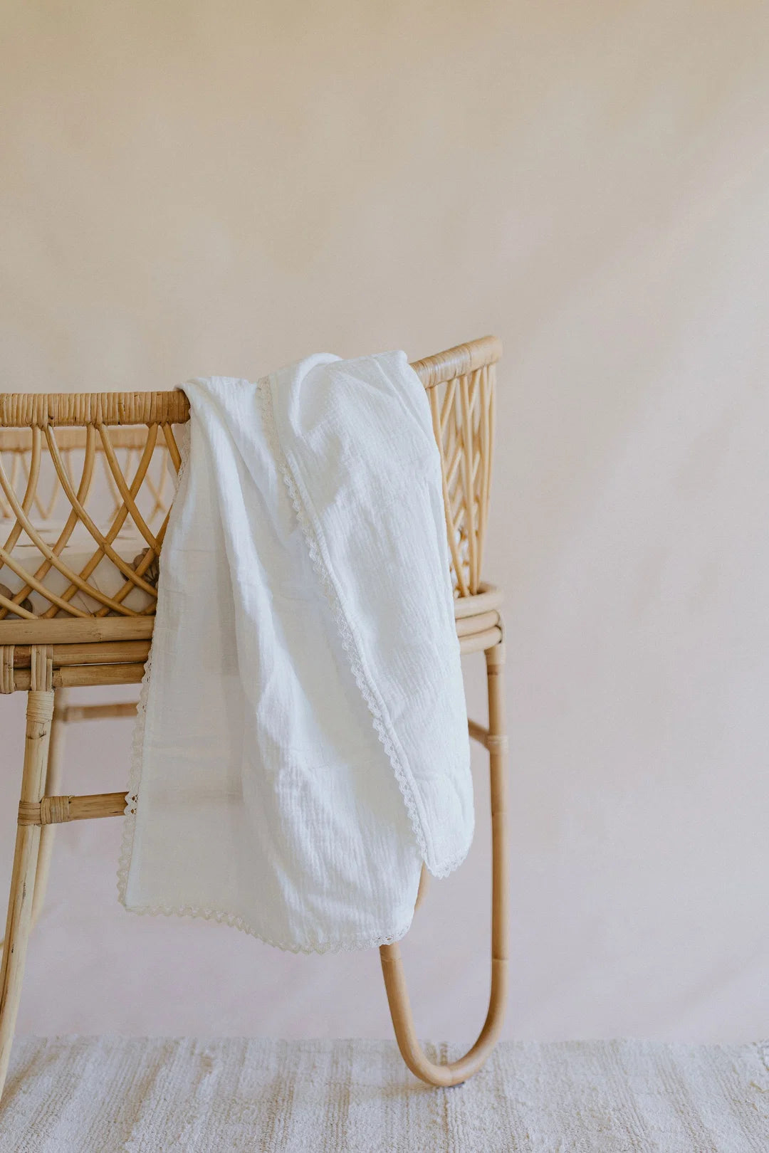 Confetti Kidz Classic Muslin Blanket White