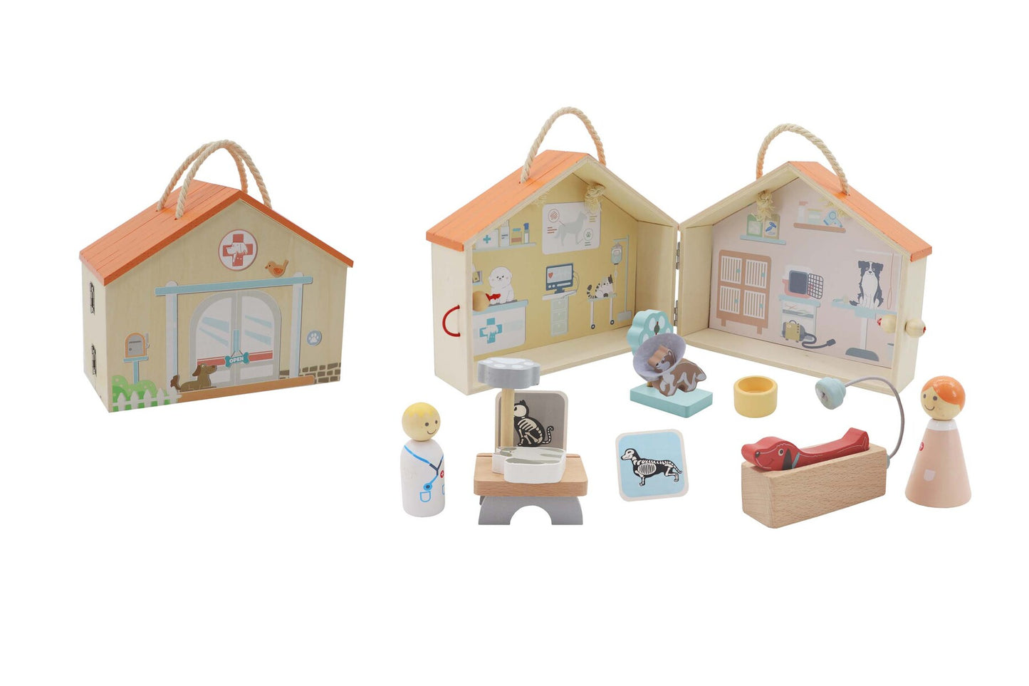 Kaper Kidz Kaper Kidz Veterinary Pet Hospital Playset in Carry Case