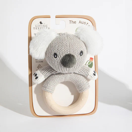 Living Textiles Australiana Ring Rattle Keith the Koala