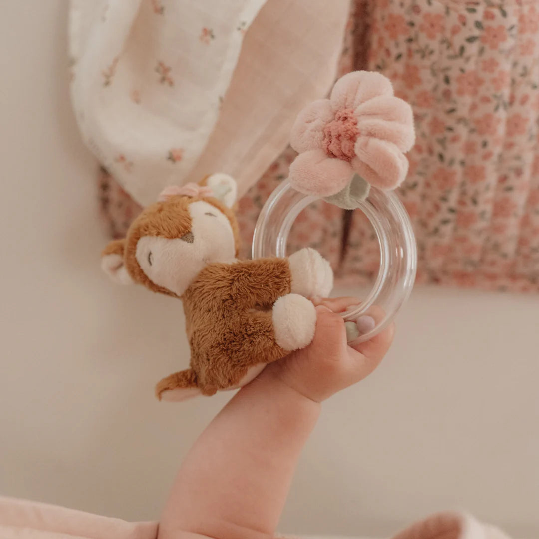Little Dutch Fairy Garden Deer Ring Rattle