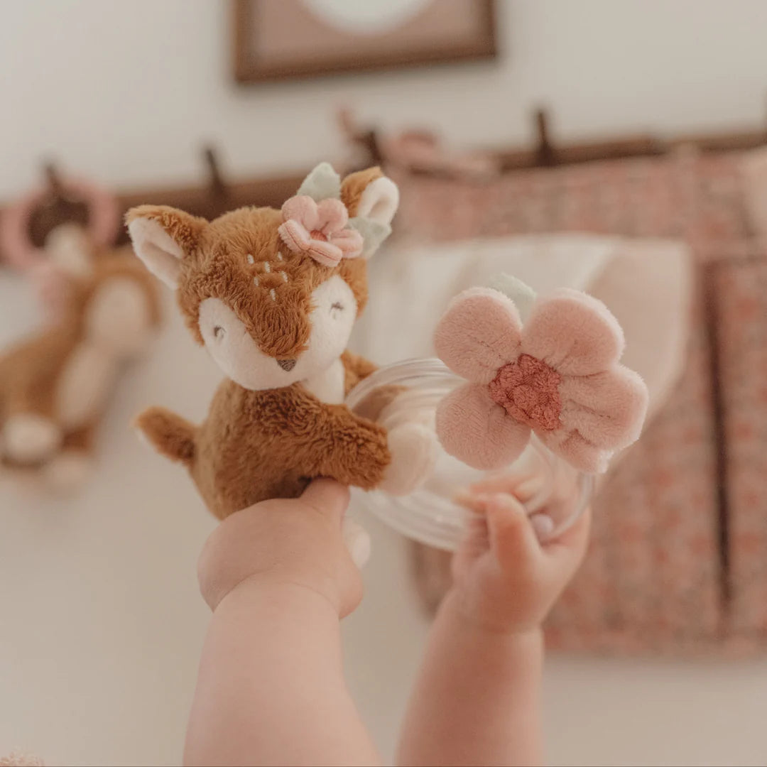 Little Dutch Fairy Garden Deer Ring Rattle