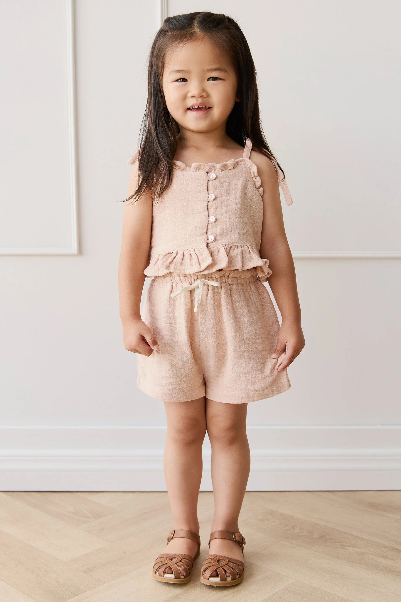 Jamie Kay Muslin Elodie Short Chalky Pink