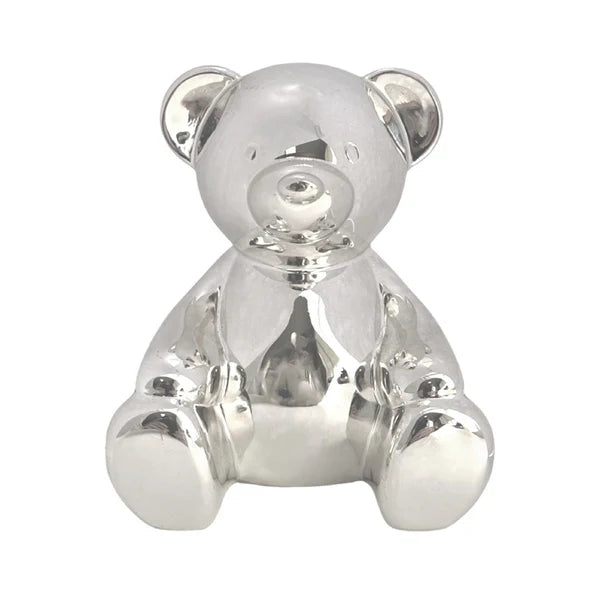 Russell Collection Edward Silver Bear Money Box