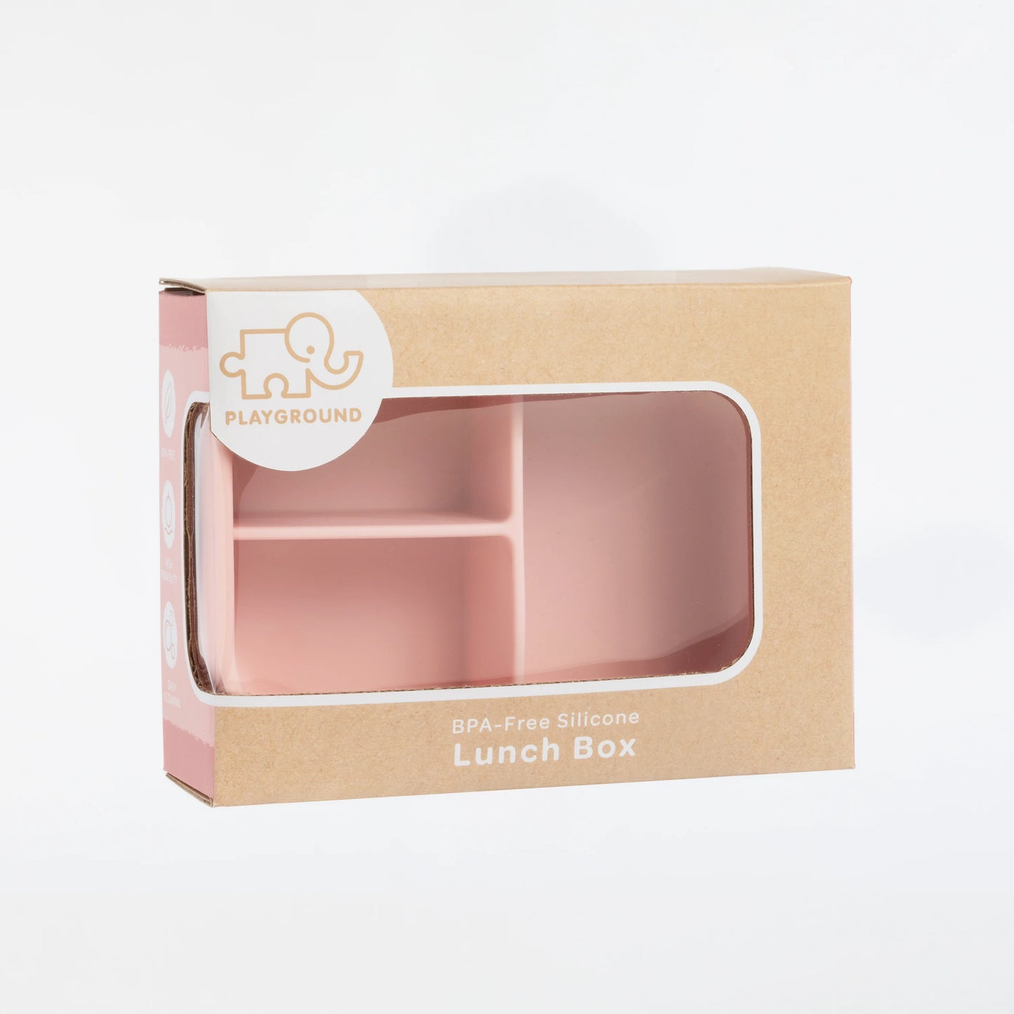 Living Textiles Silicone Lunch Box Small Pink