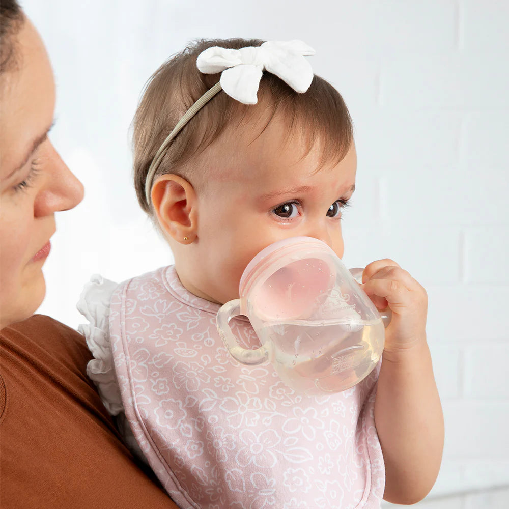 Living Textiles Silicone Sippy Cup Pink