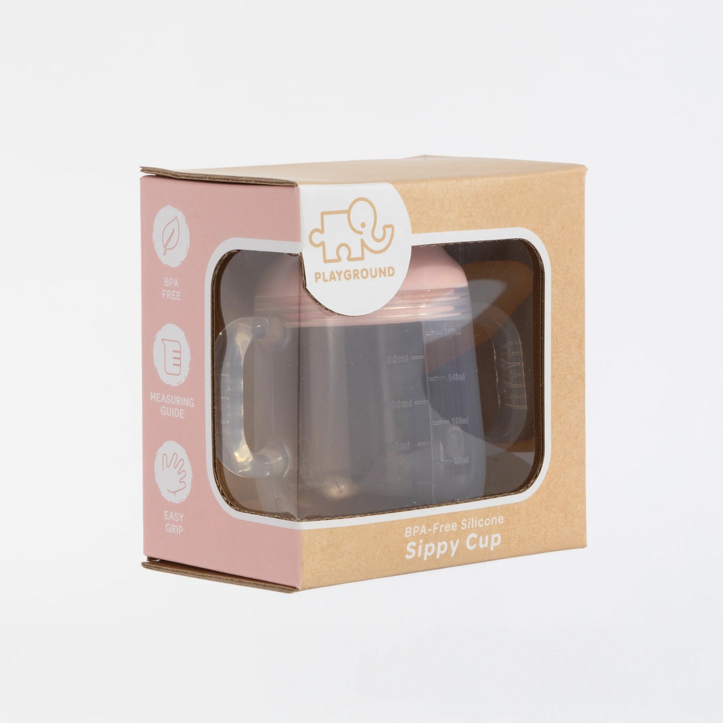Living Textiles Silicone Sippy Cup Pink