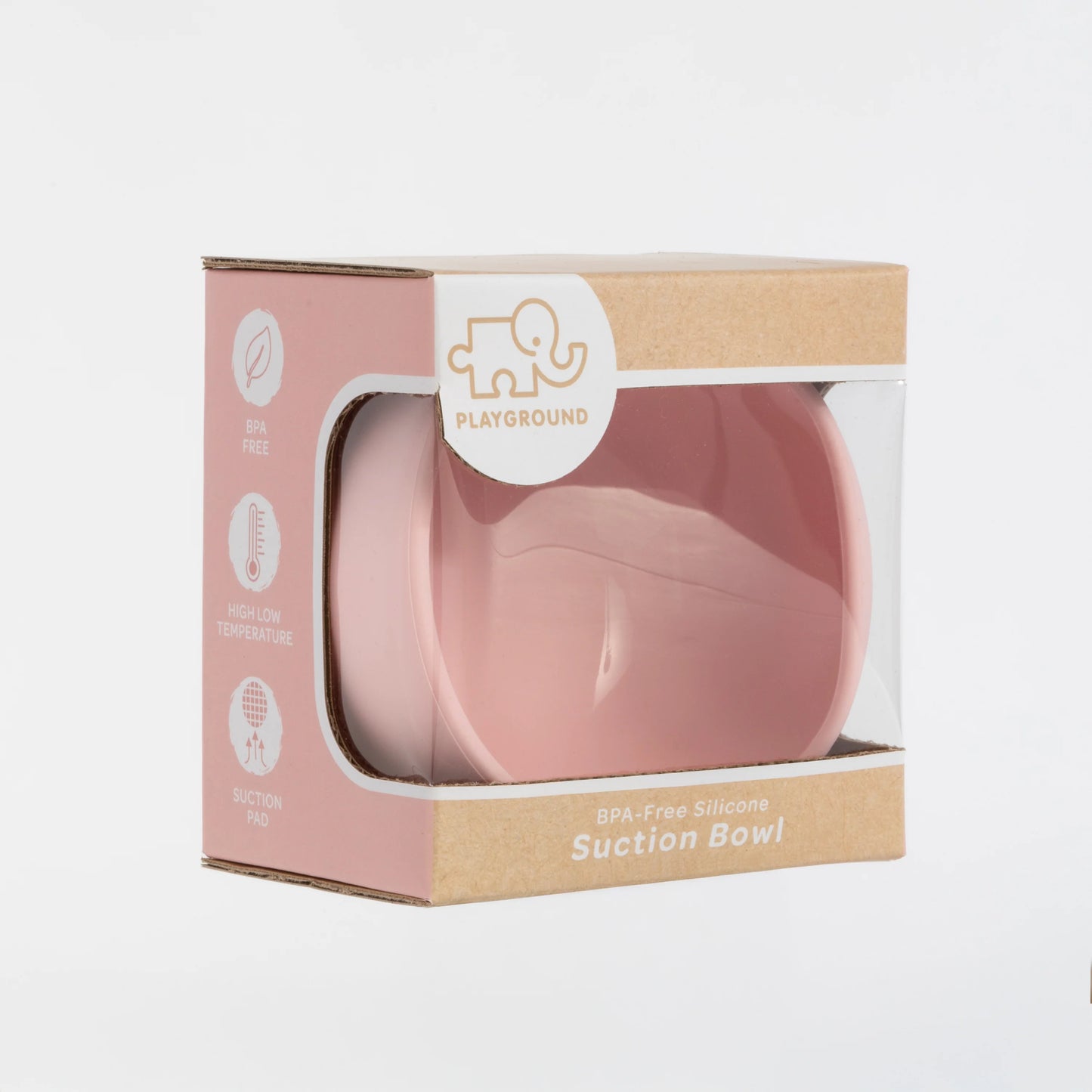 Living Textiles Silicone Bowl Pink