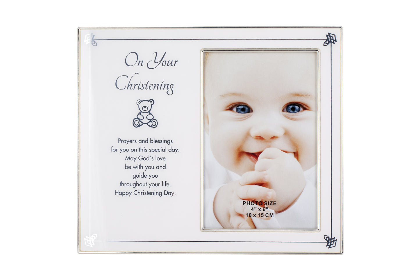 Russell Collection Christening 4x6" Photo Frame