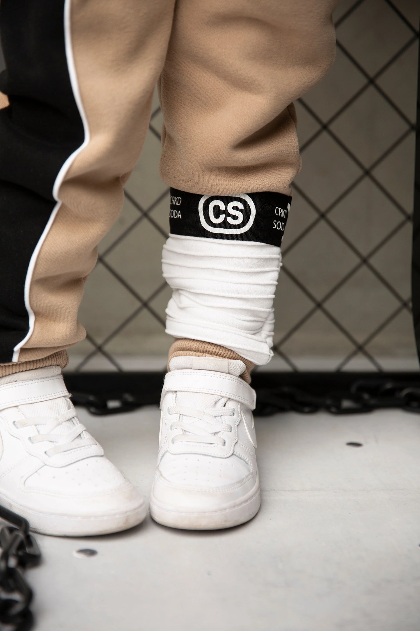 Cracked Soda Albie Trackpants Biscuit