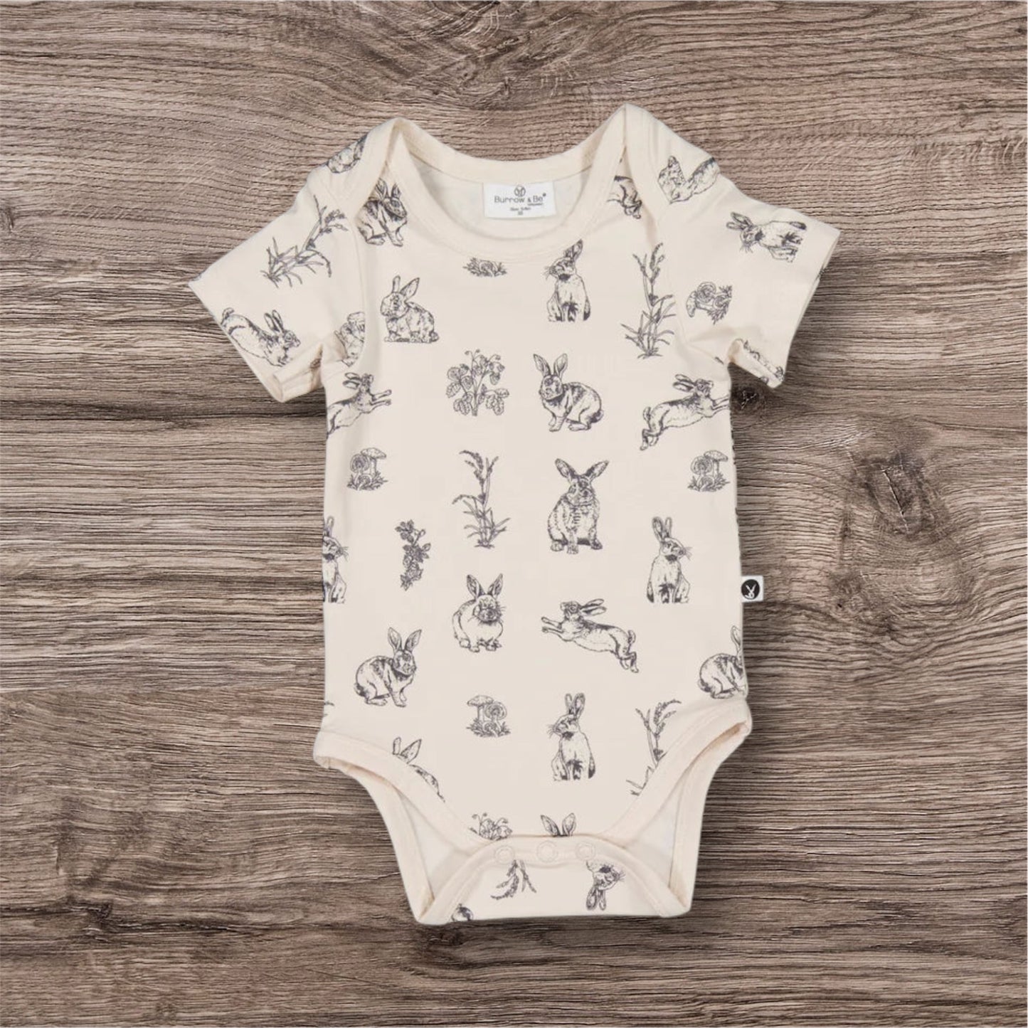 Burrow & Be Burrowers Short Sleeve Bodysuit