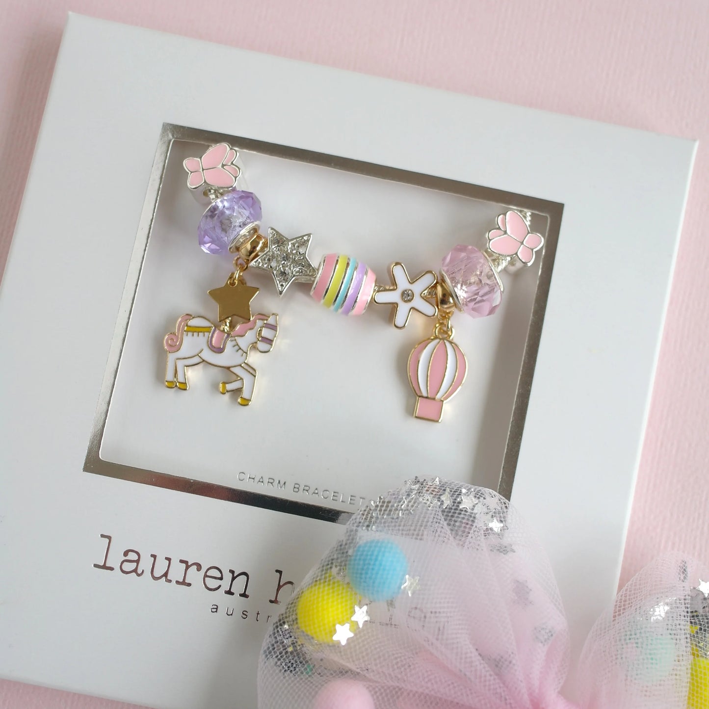 Lauren Hinkley Charm Bracelet | Unicorn Carousel