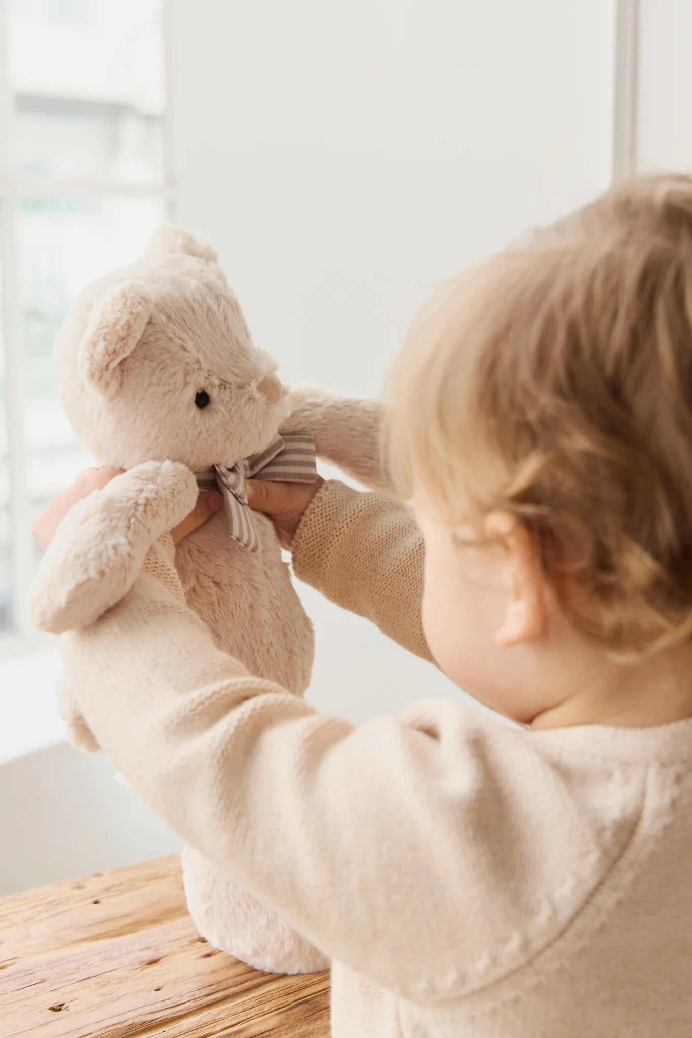 Jamie Kay Snuggle Bunnies Georgie Bear with Bow