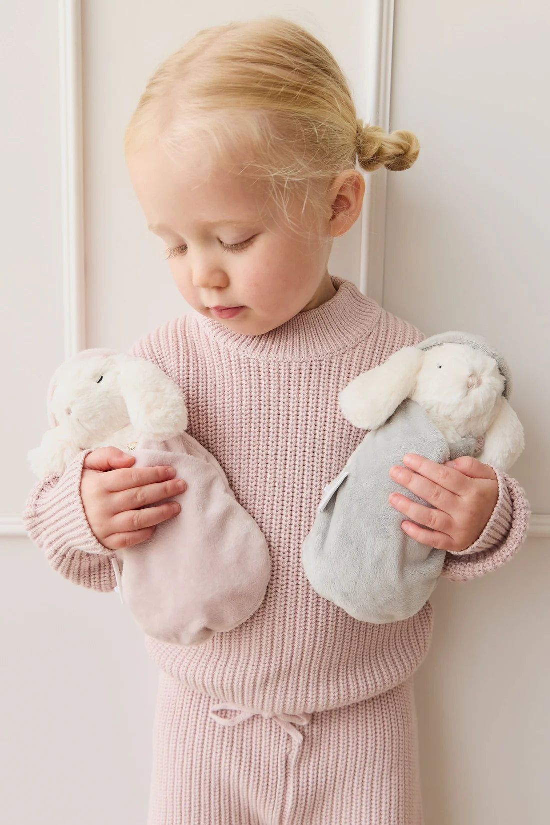Jamie Kay Snuggle Bunnies Sleeping Penelope the Bunny Blush
