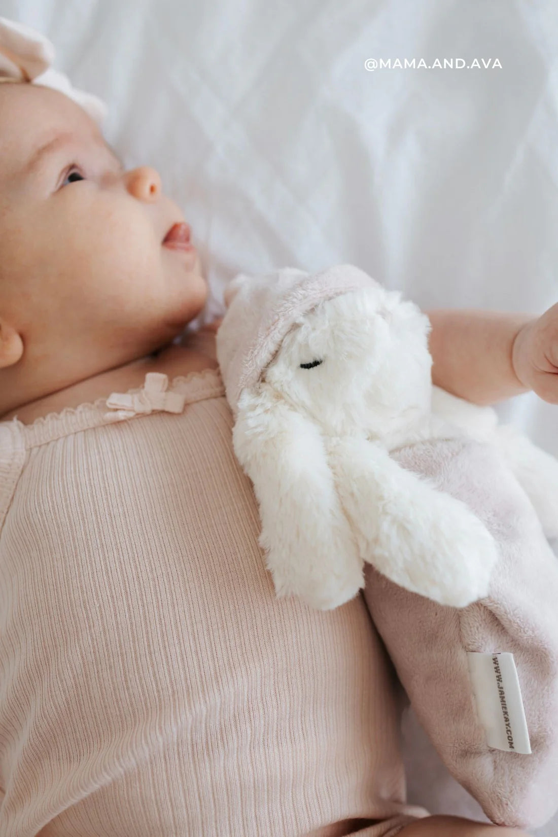 Jamie Kay Snuggle Bunnies Sleeping Penelope the Bunny Blush