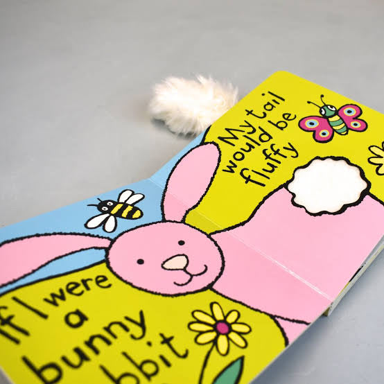 Jellycat If I Were A Rabbit Board Book Pink