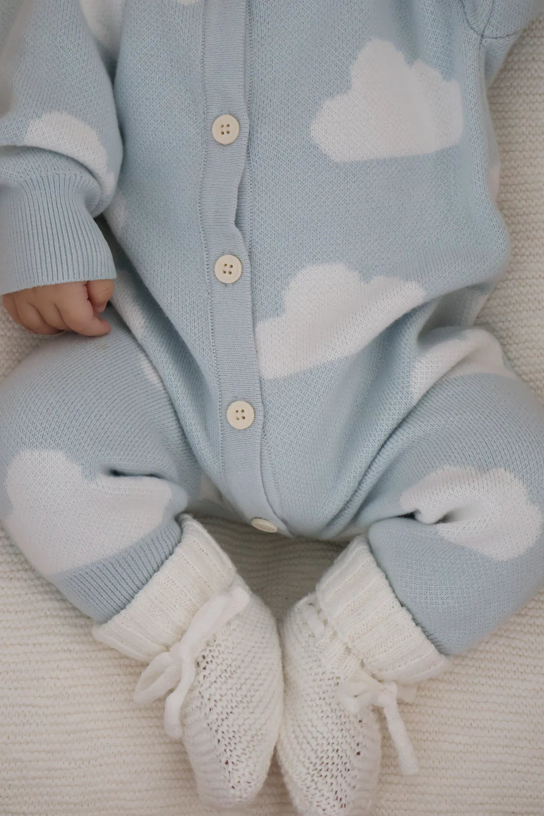 Blossom & Pear Little Dreamer Long Sleeve Knit Romper