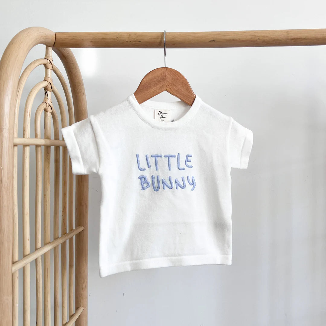 Blossom & Pear 'Little Bunny' Oversized Tee Mist
