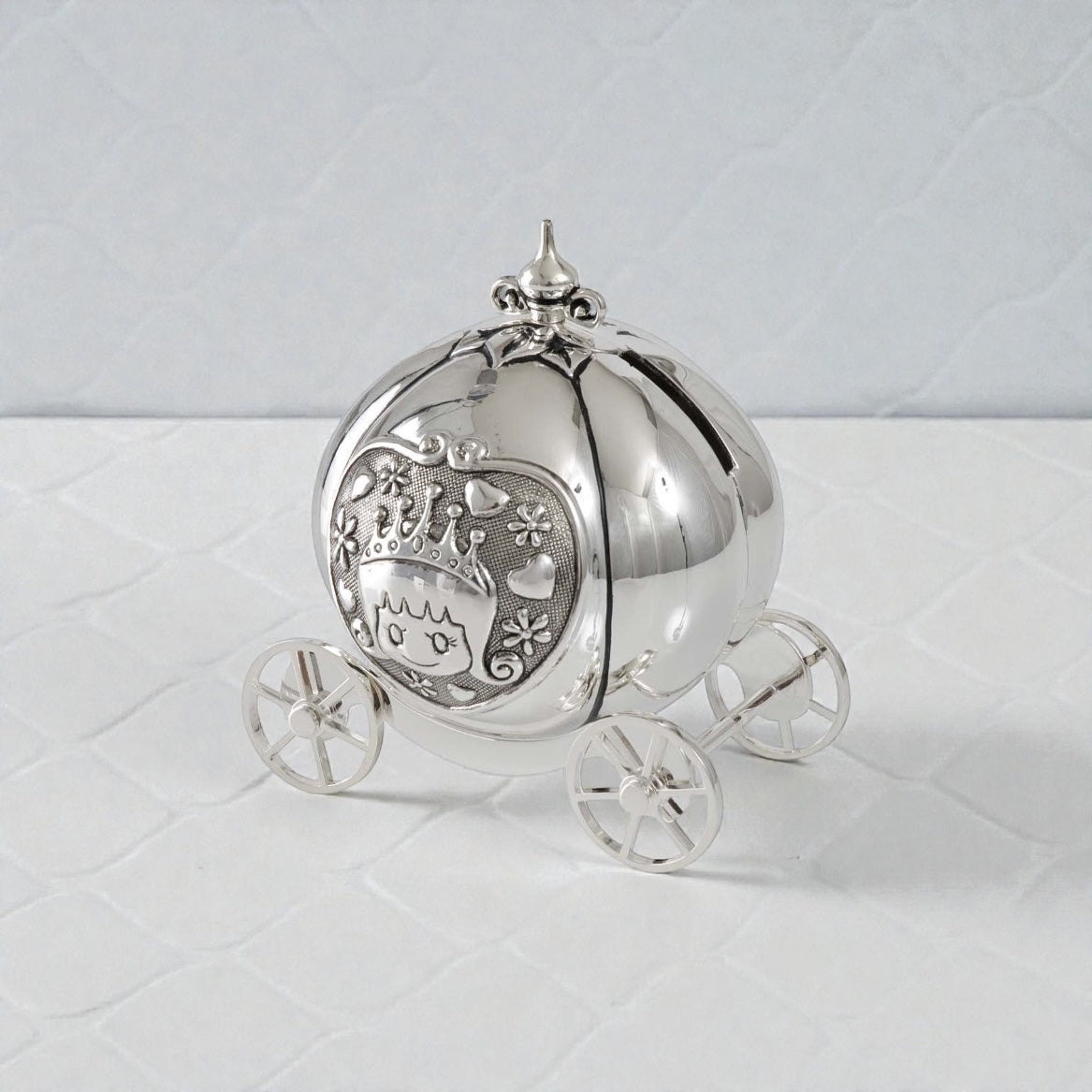 Russell Collection Pumpkin Coach Money Bank