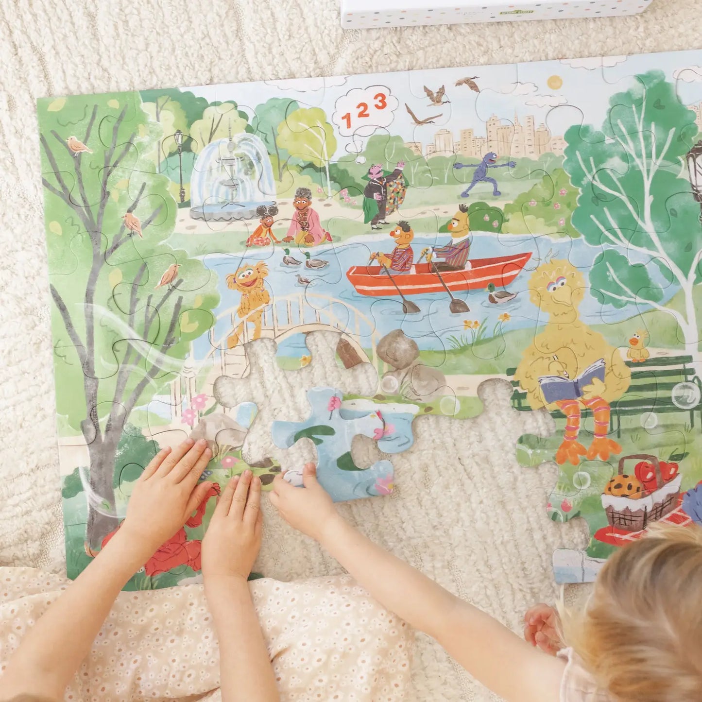 Mindful & Co Mindful Moments with Sesame Street Floor Puzzle