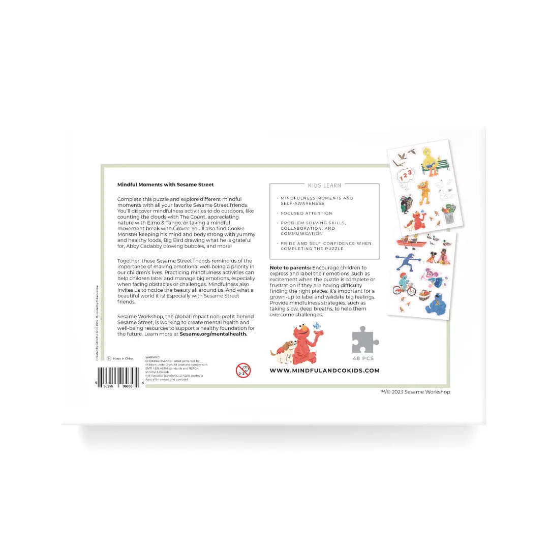 Mindful & Co Mindful Moments with Sesame Street Floor Puzzle
