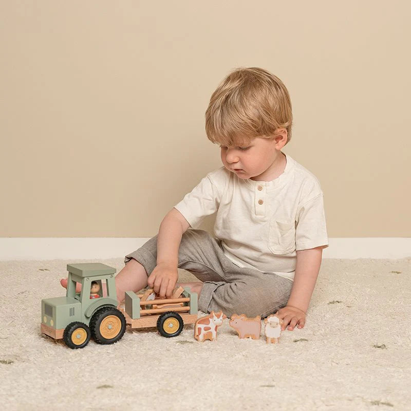Little Dutch Little Farm Tractor with Trailer