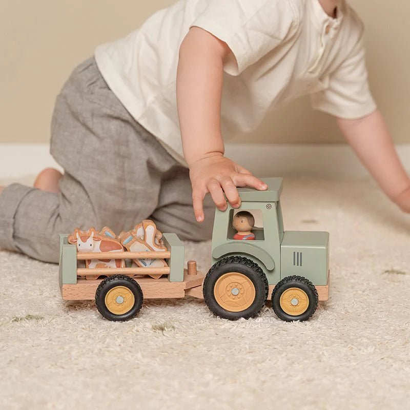 Little Dutch Little Farm Tractor with Trailer