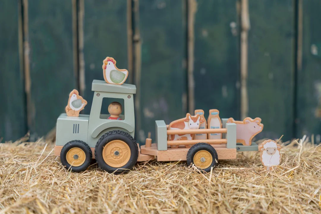 Little Dutch Little Farm Tractor with Trailer