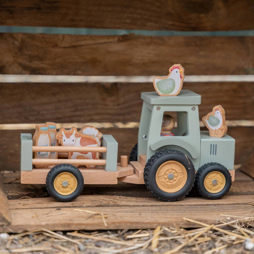 Little Dutch Little Farm Tractor with Trailer