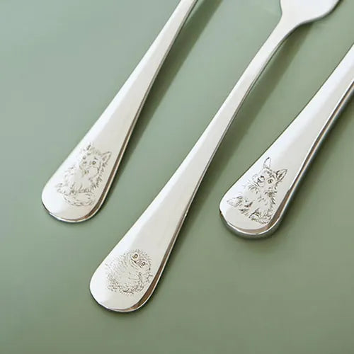 Wrendale 3 Piece Cutlery Set