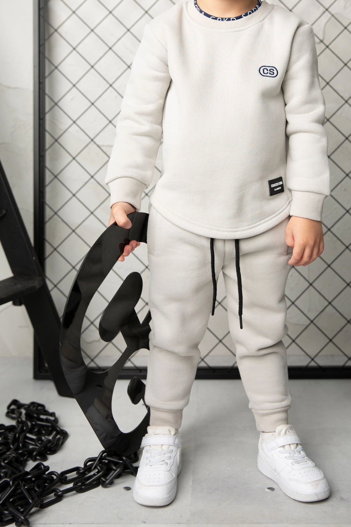 Cracked Soda Havana Basic Trackpants Oat