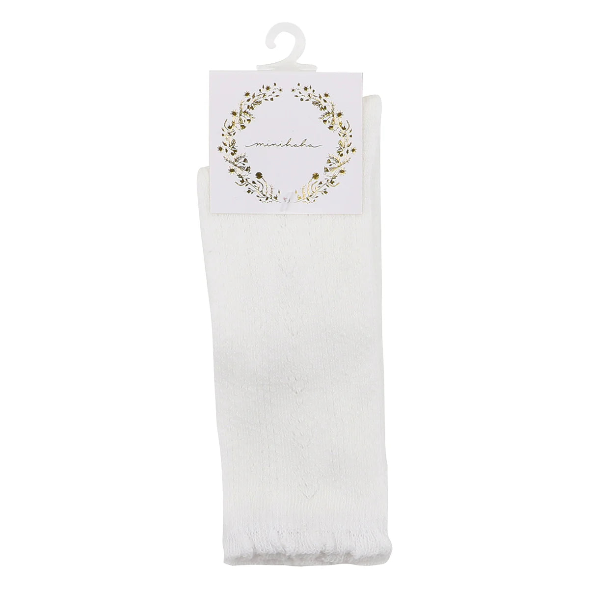 Minihaha Cloud Pointelle Knee High Socks