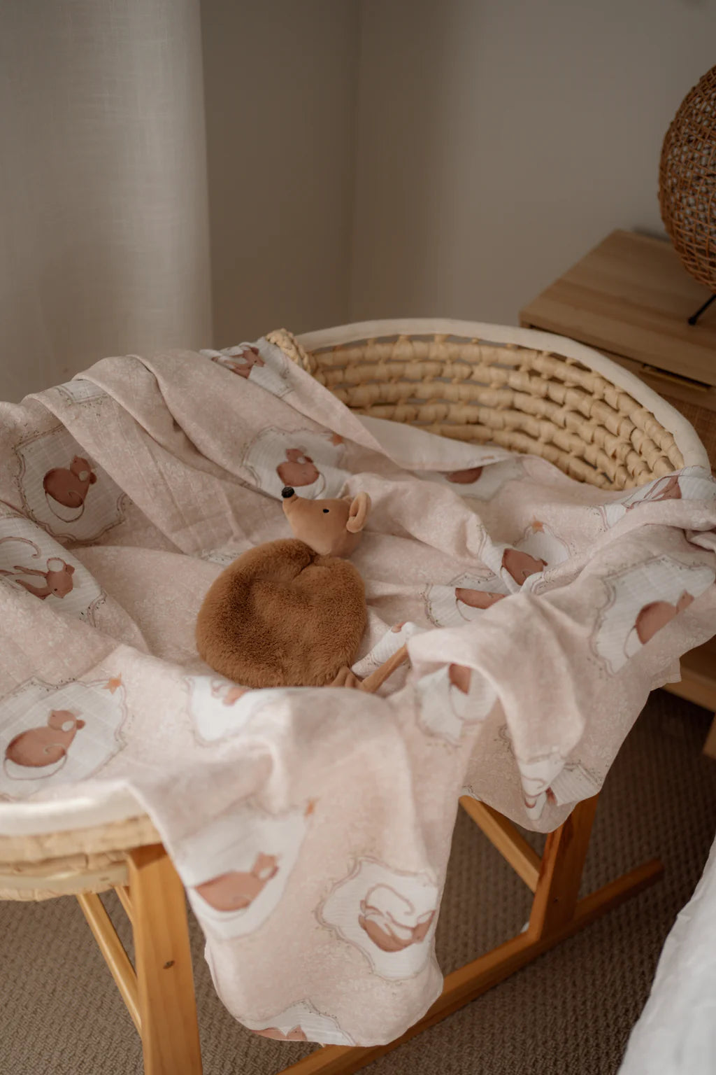 Pop Ya Tot Sweet Squeak Swaddle Wrap