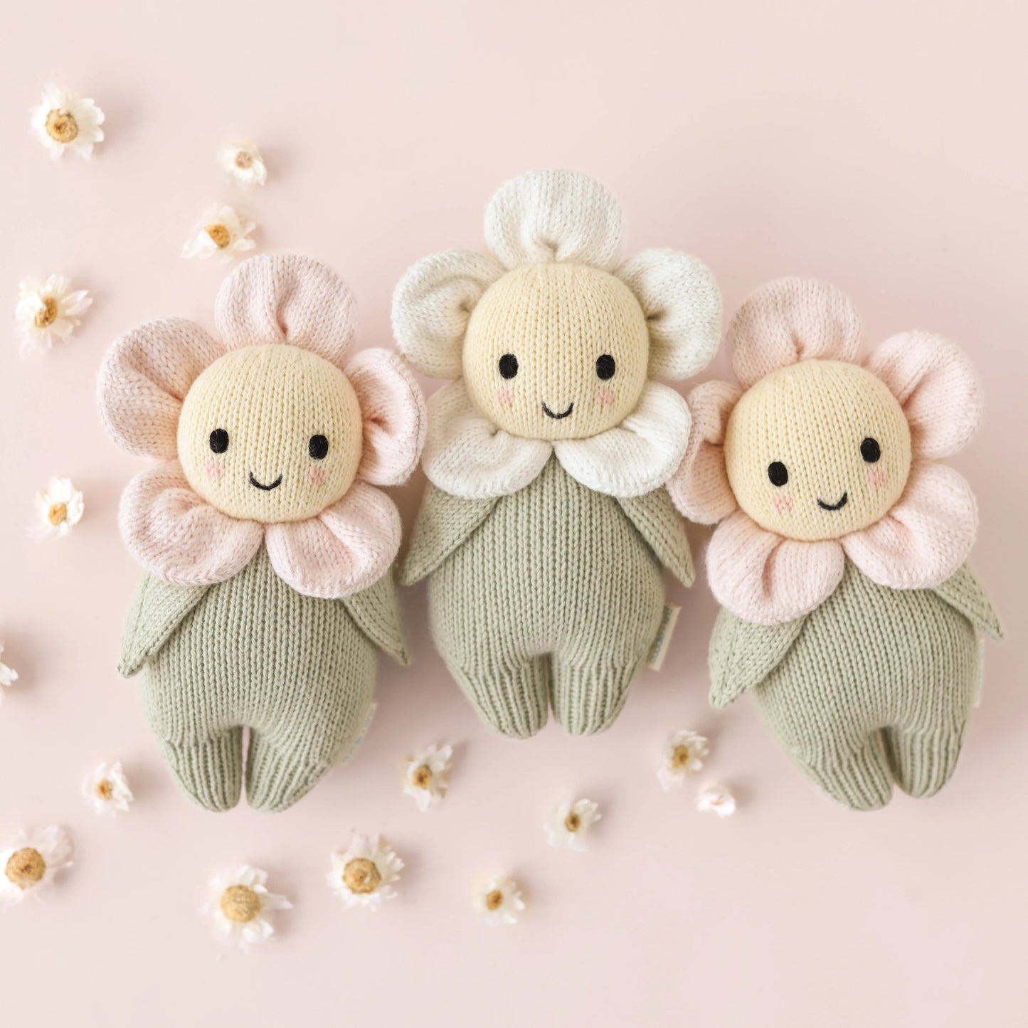 Cuddle + Kind Baby Daisy Blush Pink