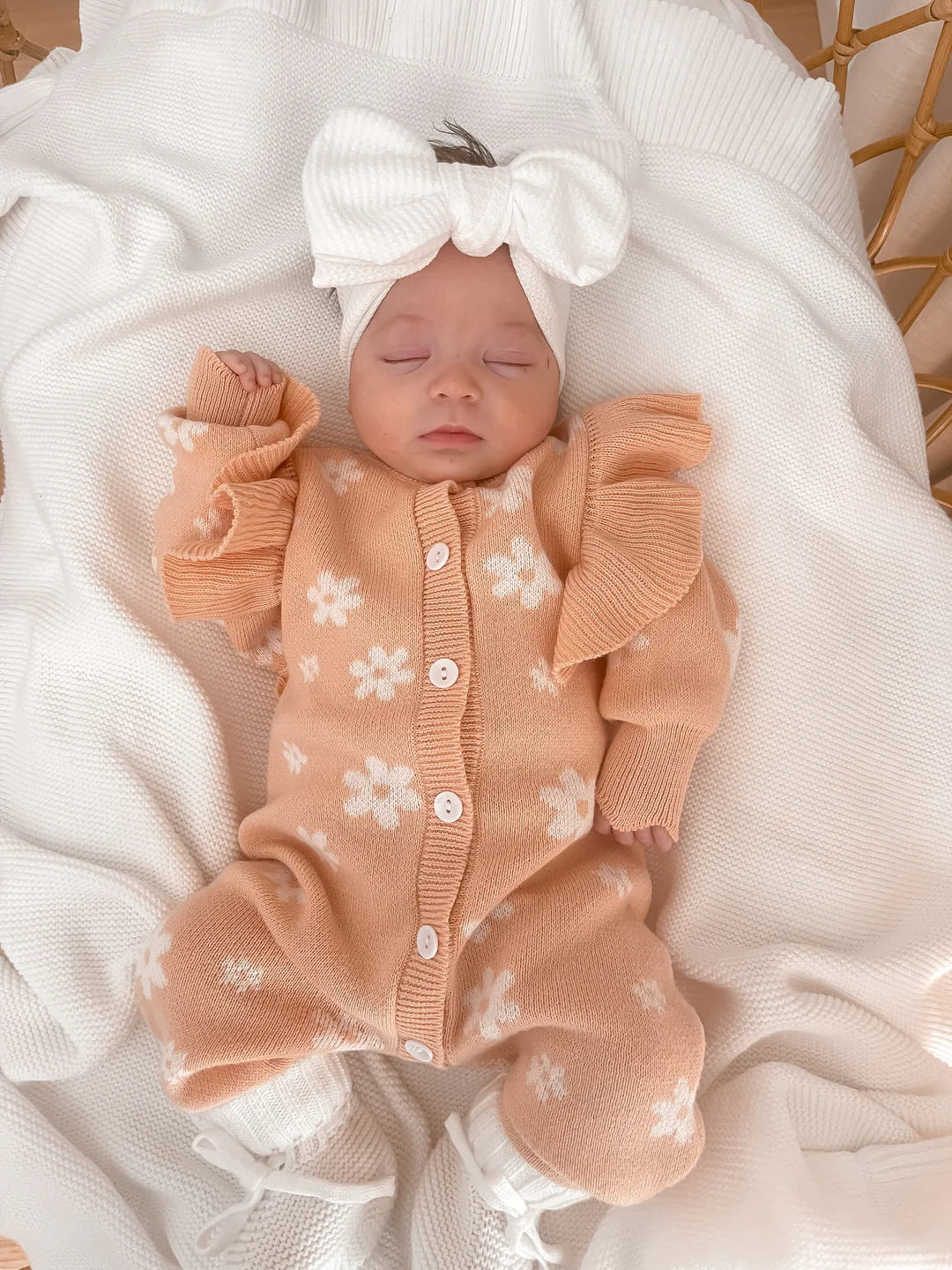 Blossom & Pear Posy Long Sleeve Knit Romper