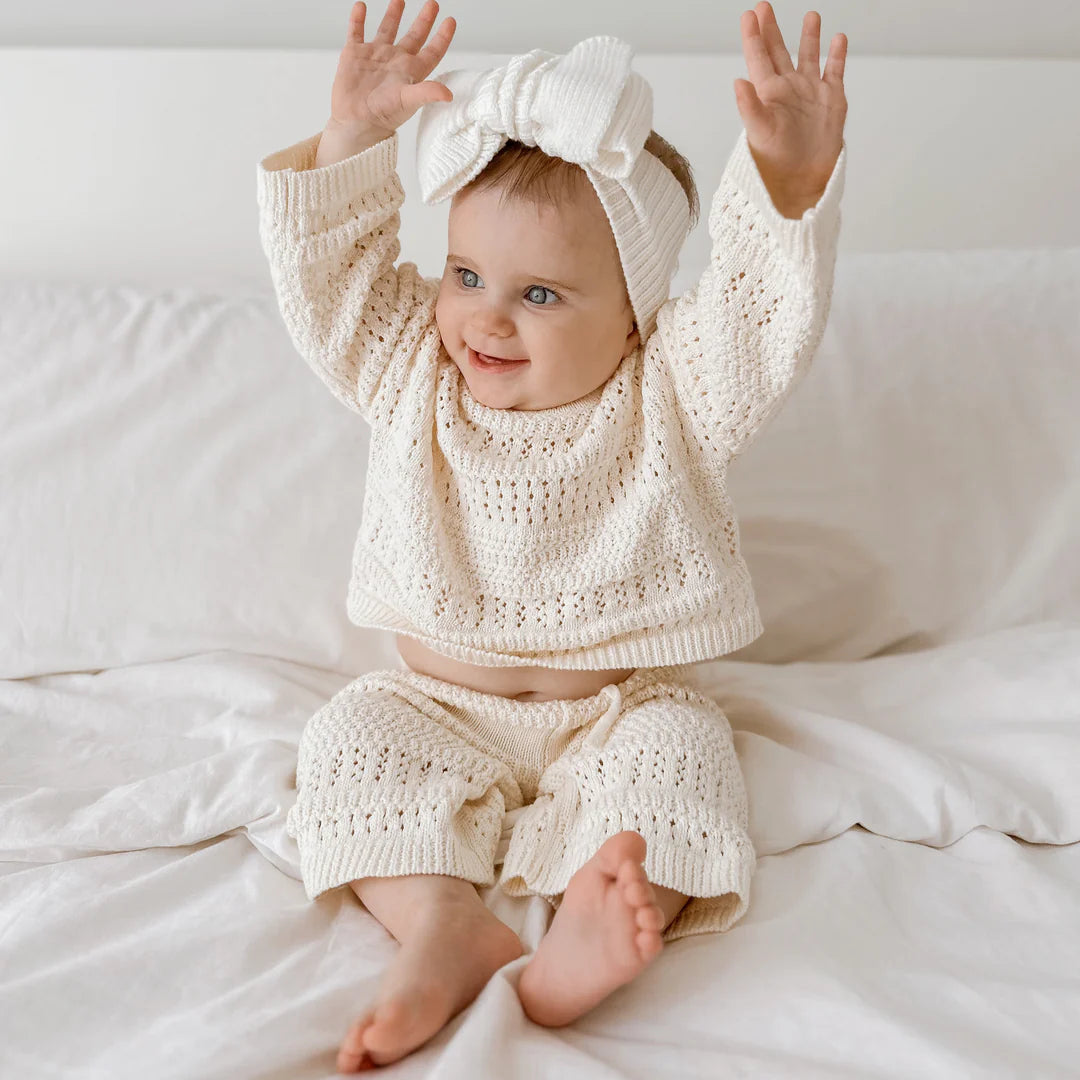 Blossom & Pear Vanilla Latte 2 Piece Knit Set