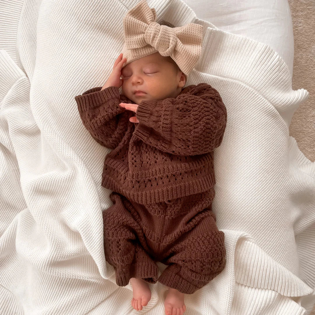 Blossom & Pear Espresso 2 Piece Knit Set