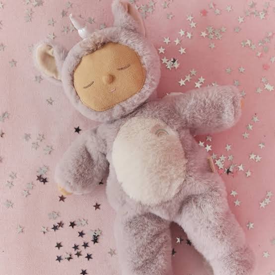 Olli Ella Cozy Dinkum Unicorn Sweetpea Lilac