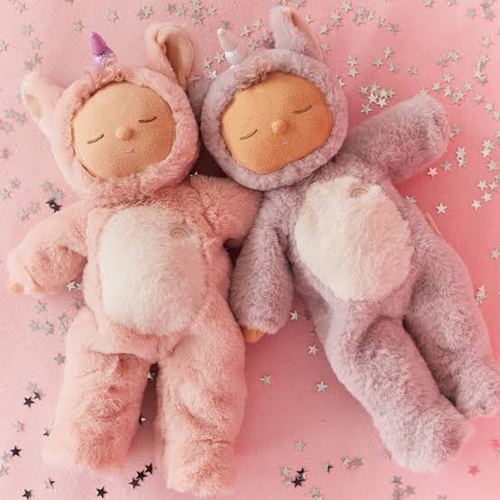 Olli Ella Cozy Dinkum Unicorn Sweetpea Lilac