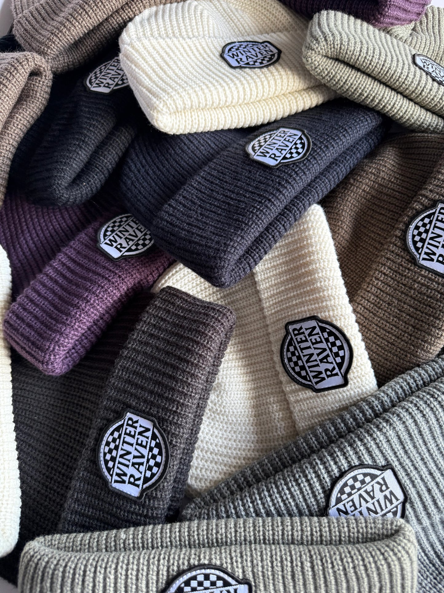 Winter + Raven Checkmate Beanie
