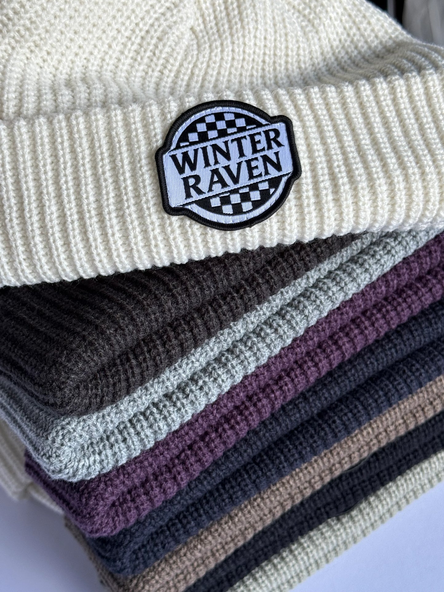 Winter + Raven Checkmate Beanie