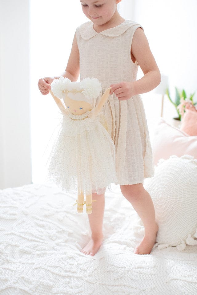 Alimrose Ava Angel Doll Ivory Gold